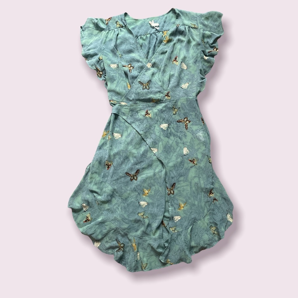 Sheer fairycore wrap dress